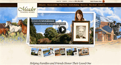 Desktop Screenshot of meadorfuneralhome.com