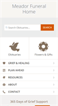 Mobile Screenshot of meadorfuneralhome.com